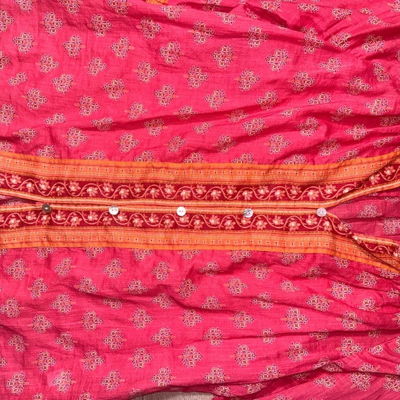 J. Jill Pink and Orange Patterned Top - Picture 3 of 4